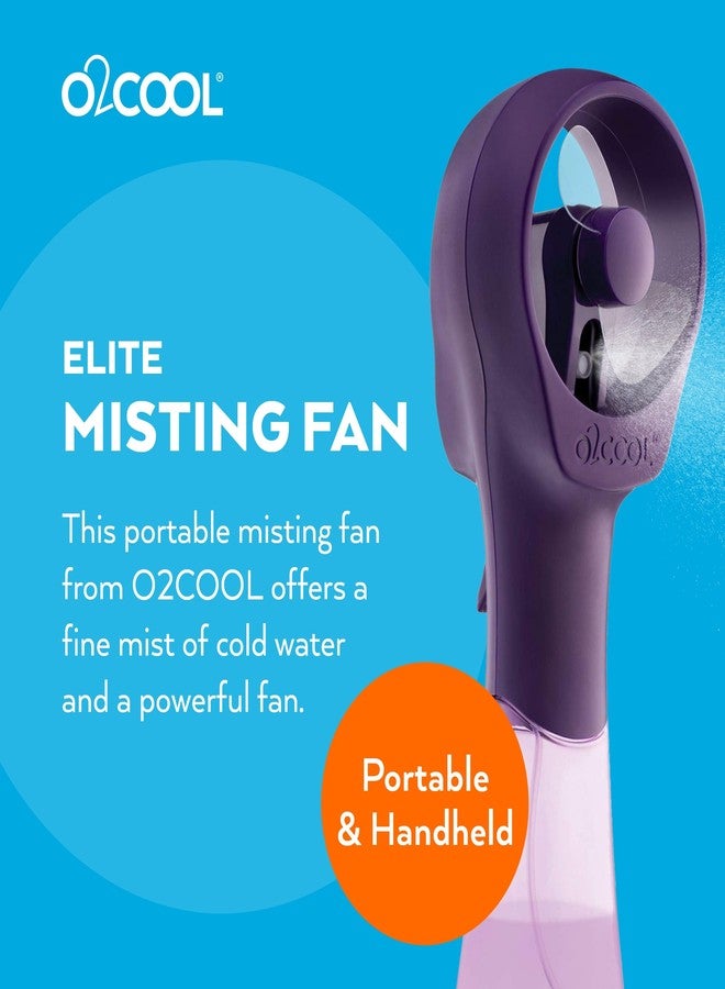 أو2 كول مروحة تبريد بالرذاذ O2COOL FML0001 Elite، لون بنفسجي - Image 2